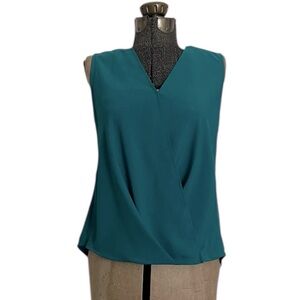 Maison d’Amelie Holly Surplice High Low Sleeveless Tank NWT